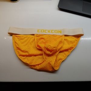 Mens COCKCON Size M Mesh Bikini Briefs